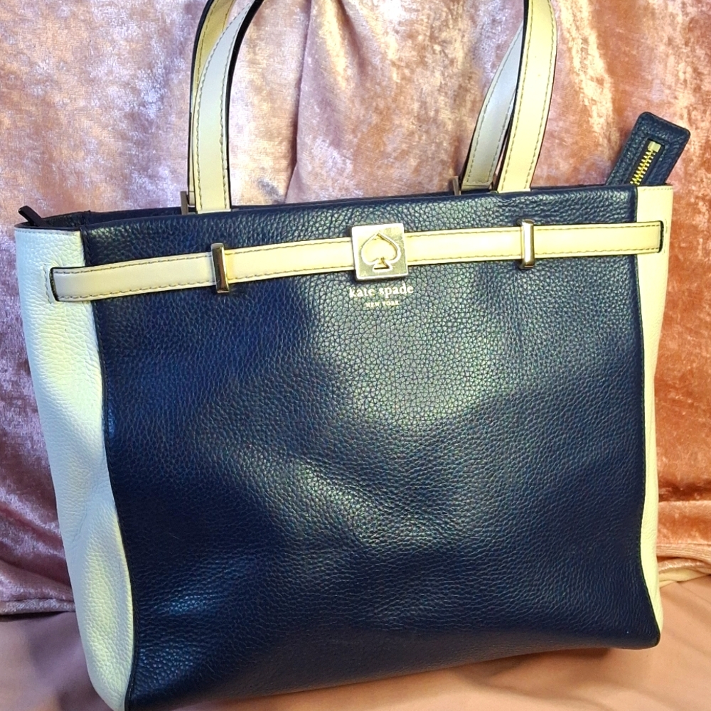 KATE SPADE LEATHER TOTE BAG